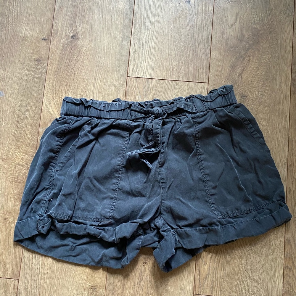 Charcoal grey aerie shorts